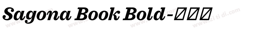 Sagona Book Bold字体转换